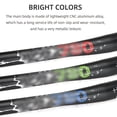 thumbnail image 4 of Handlebars Mountain Bike Handlebars 31.8MM Diameter High-Rise Handlebar with Matte Surface 720MM 780MM Length Aluminum Alloy Handlebar for, 4 of 6