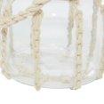 thumbnail image 5 of DecMode Clear Glass Decorative Candle Lantern with Rope Handle, 5 of 9