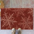 thumbnail image 1 of Snowflake Design Indoor Entrance Mat Non Washable Floor Carpet for Home Holiday Soft Thin Rug Living Room Kitchen Bathroom, 1 of 5