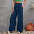 thumbnail image 2 of Pants for Women Ladies Casual Pants Blue Pants Comfy Fit Pants for Women High Waisted Pants Women'S Fall Pants, 2 of 4