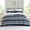 Navy blue & White, variant on Bedduvit Navy Blue King Duvet Cover - 100% Cotton Navy & Gray & White Striped 3-Piece King Size Duvet Cover Set, Soft Breathbale Winter Duvet/Comforter Cover with Zipper Closure for All Season, 90x104