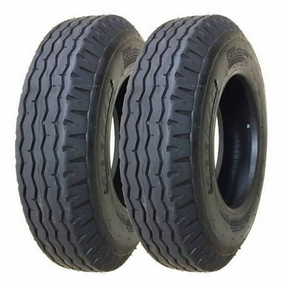 Zeemax Heavy Duty TRUE Highway Trailer Tires 8-14.5 14 Ply Load Range G Speed Rating K 68mph- Set 2