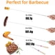thumbnail image 5 of Bearachild 8 unids/set de tenedores para barbacoa, mango de madera, palitos estirables para barbacoa, acero inoxidable en forma de U, pinchos para cocinar a Herramientas y accesorios para hornear Bearachild HA004807-00B, 5 of 6