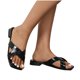 thumbnail image 4 of Amzcrzy Zapatos de mujer,Zapatos de mujer,Zapatillas de mujer, Sandalias de playa informales y versátiles para mujer, zapatos planos de verano con punta abierta Sandalias Mujer Zapatillas De Casa, 4 of 6