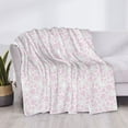 thumbnail image 3 of Uemuo Cat Paw Printed Throw Blanket for Couch, Fluffy Fuzzy Blankets for Bed, Sofa, Cozy Flannel Faux Fur Blanket-, 3 of 6