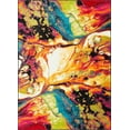 thumbnail image 3 of Symphony Contemporary 5' x 7' Multi-Color Polypropylene Indoor Area Rug, 3 of 9