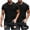 Black, variant on 100% Cotton Men's Shirts Short Sleeves Under $5 Solid Color Round Neck Round Neck Top/Shirt