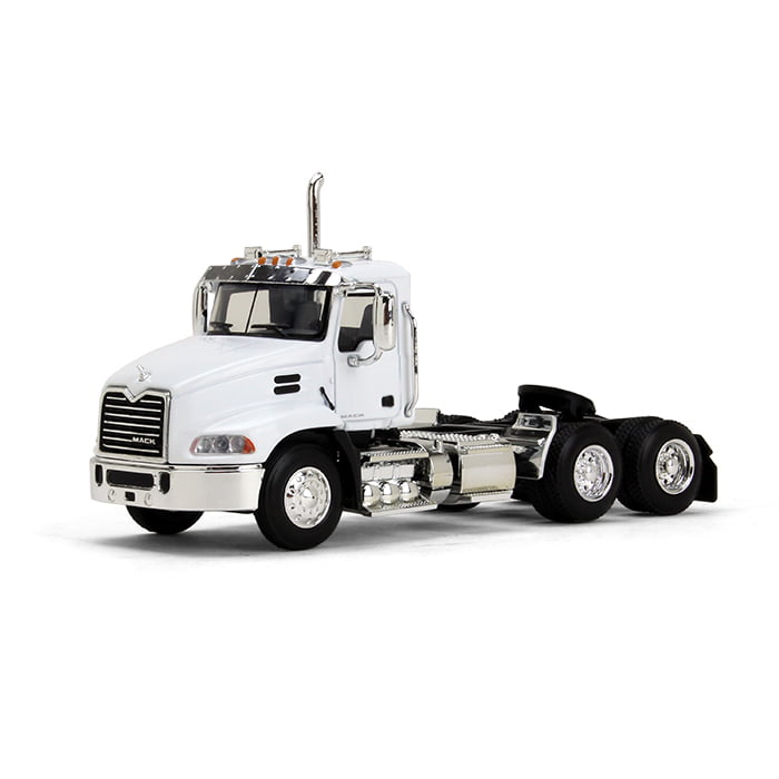 DCP 1/64 SCALE  MACK PINNACLE DAY CAB FIRST GEAR BLACK FRAME WHITE