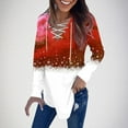 thumbnail image 2 of Aoochasliy Womens Sweaters Pullover Winter Pullover V Neck Strap T-Shirt Tops Autumn Blouse, 2 of 5