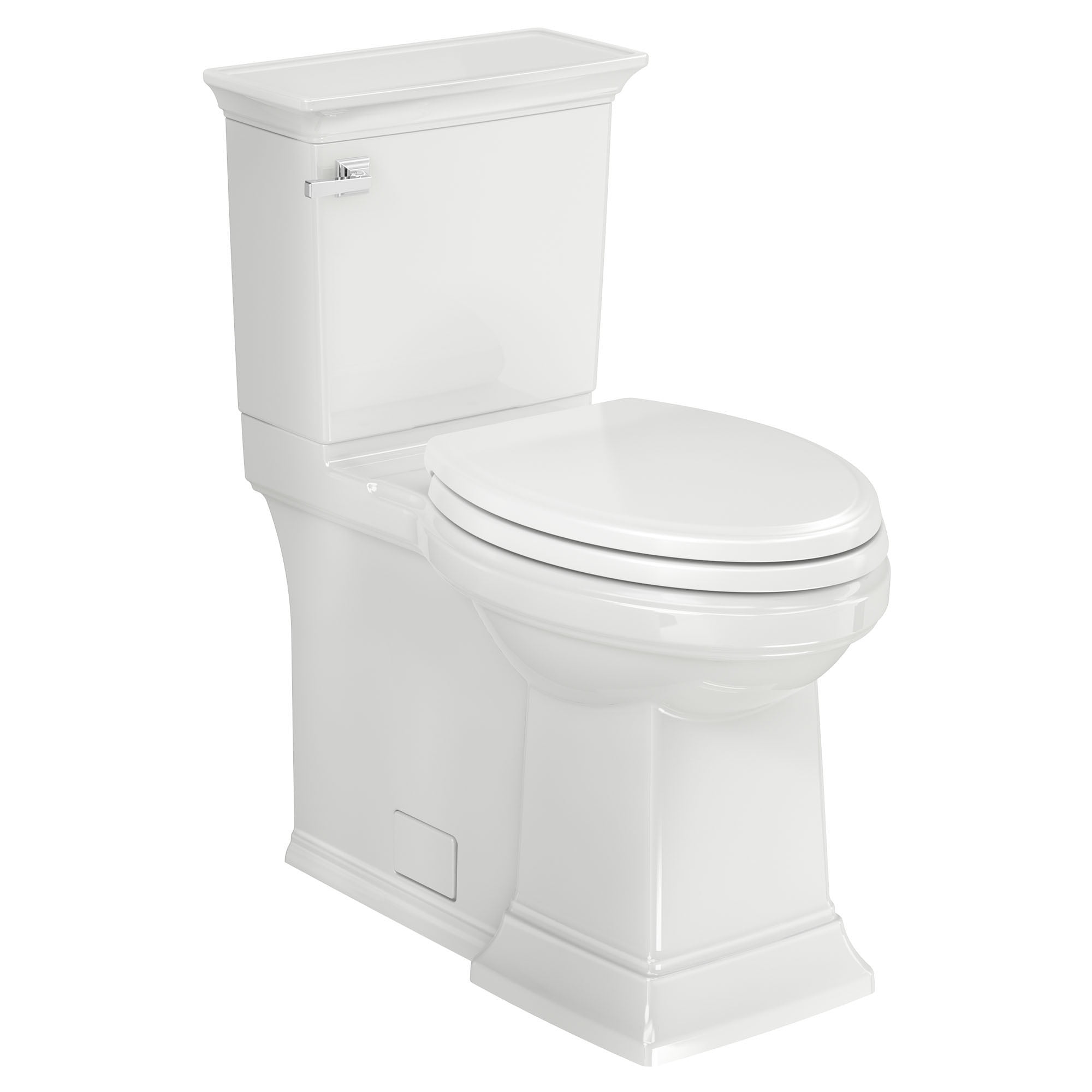 American Standard Town Square S Right-Height Elongated Toilet with Left-Hand Trip Lever in White