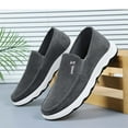 thumbnail image 5 of Tao Tao Orthoture Mens Shoes Orthowalkway Mens Shoes Walking Shoes Men Outdoor Casual Arch Support Slip-On Canvas Loafers Gray 44, 5 of 9