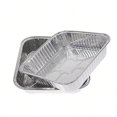 thumbnail image 5 of 10pack- 8 x 8 Aluminum foil Pans Disposable Heavy Duty Square baking Cake Pan Cooking Tins Homemade Breads Oven Pan Baking cake Roasting Pans, 5 of 7