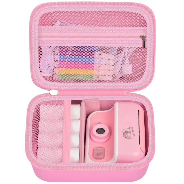 Funda para Cámara GWCASE para Niños con Impresión Instantánea Rosa