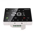 thumbnail image 1 of LCD Color Touchscreen Smart Thermostat, Programmable Electric Heating Thermostat for Home Hotel Office AC 90 to 240V, with Precise Temperature Control, 1 of 8