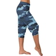 thumbnail image 6 of Tii.MM Capri Pants Women Summer Comfy Elastic Leggings Camo Casual Yoga Capris with Pockets for Beach Hiking Vacation, 6 of 7