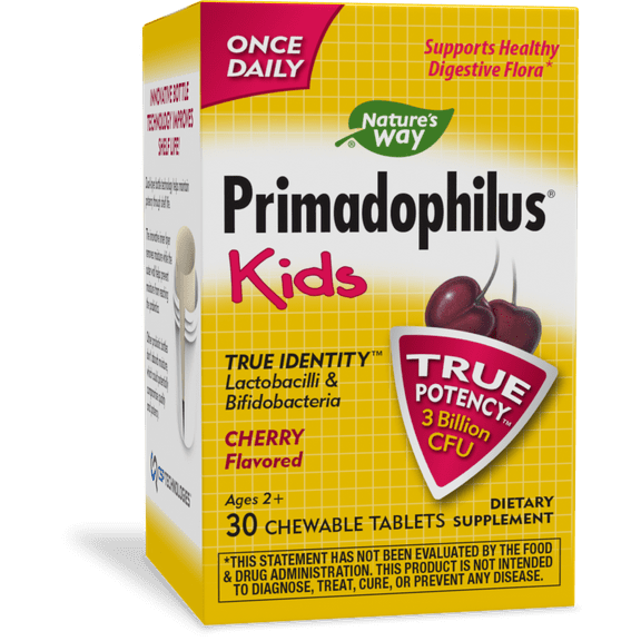 Nature's Way Primadophilus Kids 3 Billion, 30 Chewables