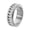 Silver, variant on Stainless Steel Cuban Link Spinner Ring for Men Rotating Fidget Band Wedding Band Men's Jewelry Gift for Husband Boyfriend Silver Size 7