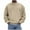 a-Khaki, variant on Njagoc3 Men's Oversized Crew Neck Long Sleeve Sweatshirt - Everyday & Lounge Wear