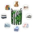 thumbnail image 4 of Rateoe Palm Greenery Pattern Round Laundry Hamper Basket, Tall Hamper Basket for Blanket Storage, Nursery Clothes Hamper for Laundry in Bedroom and College Dorm-Small, 4 of 6