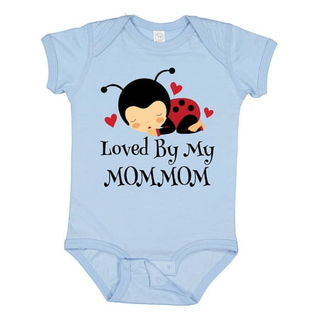 

Inktastic Loved by My MomMom Grandchild Gift Baby Boy or Baby Girl Bodysuit