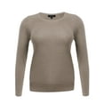 thumbnail image 1 of FashionOutfit Women's Long Sleeve Crew Neck Classic Sweater Various Colors, 1 of 3