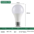 thumbnail image 3 of Bombilla de inducción del cuerpo humano LED, tornillo, súper brillante, control de sonido y luz de inducción del pasillo, lámpara de escalera, bombilla infrarroja, 3 of 3