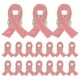 thumbnail image 2 of 30 UNIDS Pink Ribbon Badge Broche Creativo Iron Lapel Delicado Badge Broche para Mujeres Lady Girls Madam Pink, 2 of 6