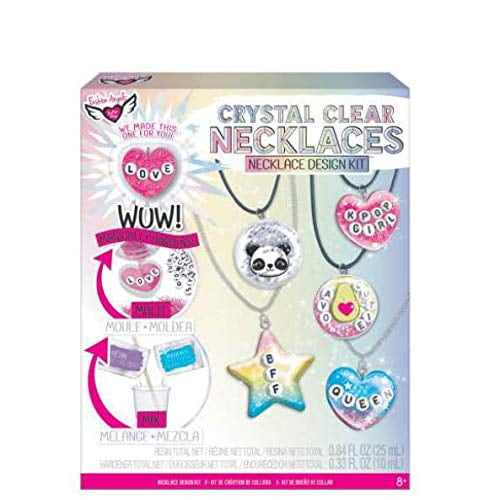 Fashion Angels DIY Resin Alphabet Jewelry Kit 12507 Make Your Own Resin Jewlwery, Includes Epoxy