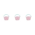 thumbnail image 4 of Guardoinrt Portable Storage Basket - Efficiently Organize Small Items light pink circular 3Set, 4 of 6