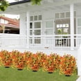 thumbnail image 4 of Ramo de Flores Artificiales de 56 Cm de Altura con Plantas Artificiales para Decoración de Jardín, Patio y Exteriores. Flores de Plástico para Patio, Jardín, Pasillo, Centro de Mesa, Decoración Del H, 4 of 6