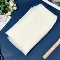 thumbnail image 3 of 196.85 Inch White Sheer Organza Fabric by The Yard Transparent Silk Chiffon Gauze Fabrics Polyester Breathable Cloth, 3 of 7