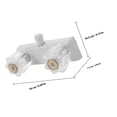 thumbnail image 2 of NIYANGLE Rv Faucets Bathroom Plastic White 1Set Perfect For Outdoor Bathing In Vehicles By Rv Owners, 2 of 8