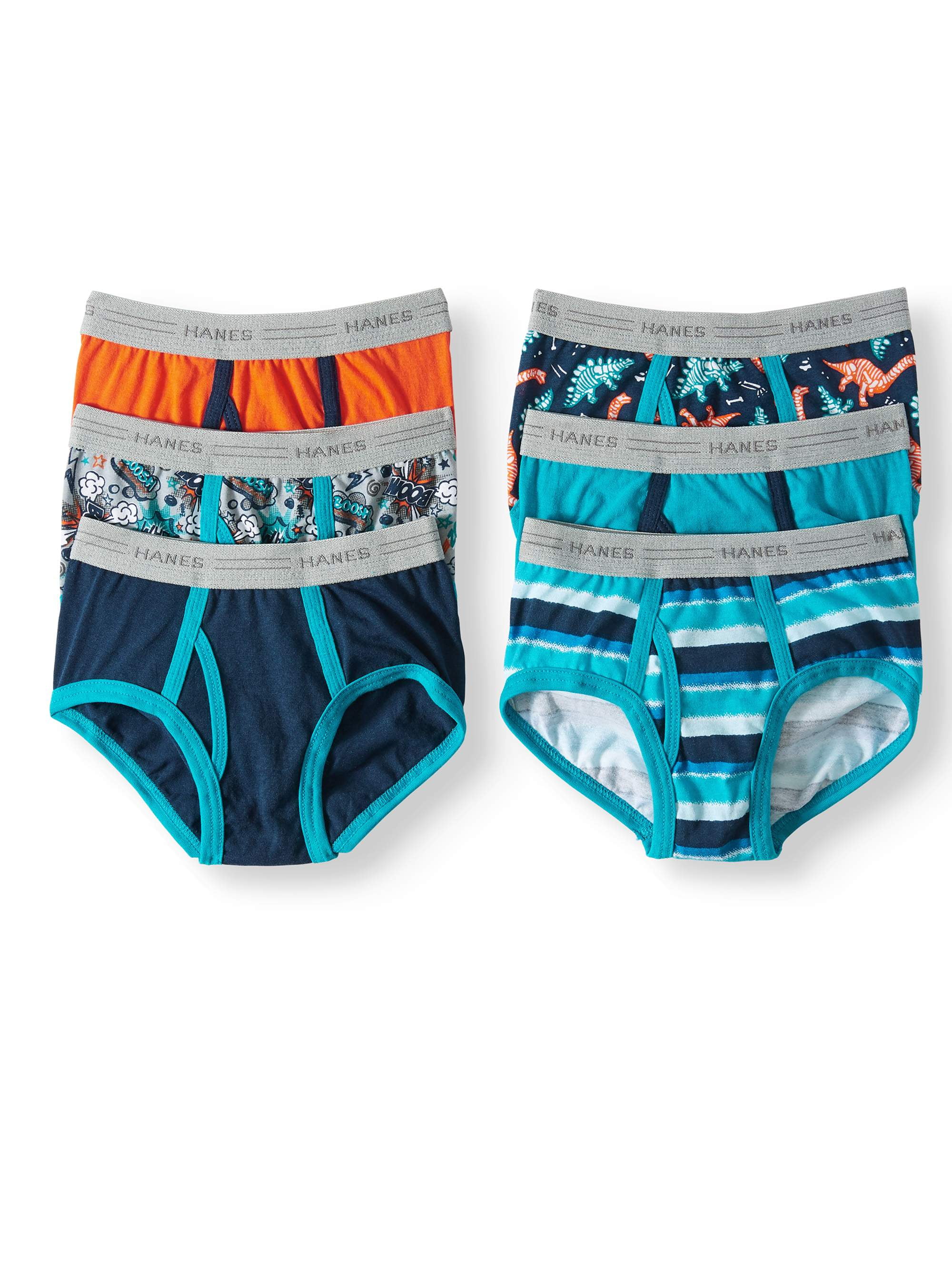 Hanes - Hanes EcoSmart Tagless Brief Underwear, 6 Pack (Toddler Boys