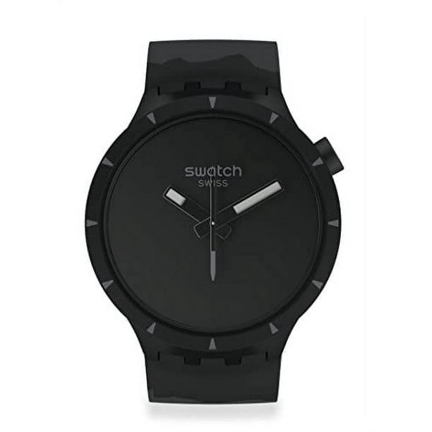 Swatch Unisex Quartz Bioceramic Casual Watch, (Model: SB03B110