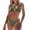 Green, variant on Women's Halter Bikini Set Adjustable String Tie Two Piece Swimsuit with Removable Pads Triangle Bathing Suit for Beach Pool Vacation
