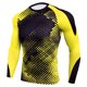 thumbnail image 1 of Camisas de compresión de manga larga para hombre, cuello redondo, estampado raglán, elástico, secado Abanopi Camisetas deportivas, 1 of 7