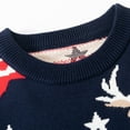 thumbnail image 6 of XFHLMJFF Boys Girls Christmas Sweater Cute Cartoon Reindeer Toddler Warm Long Sleeve Tops Knitwear Cardigan Coat Fall Winter Clothes, 6 of 8