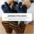 thumbnail image 5 of Eease 5Pairs Tabi Socks Japanese Style Two- finger Socks V- Toe- Flop Big Toe Tabi Socks Fun Novelty Cotton, 5 of 11