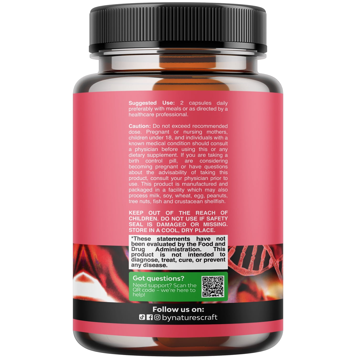Natures Craft Fertility Supplement for Women with Prenatal Multivitamins, 180 Capsules