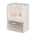 thumbnail image 2 of simhoa Make up Holder Double Doors Three-layer Makeup Case for Bathroom Vanity Dorm B, 2 of 8