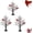 3pcs, variant on LED Vintage Glowing Tree with Cardinals, Ansurely Cardinal Tree, Cardinal Tree with Moving Birds, Cardinal Light up Tree, Christmas Tree with Berries for Decorations Holiday Party (1pcs)