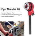 thumbnail image 3 of Pipe Threader Kit, Iron Wear  3 Dies Pipe Threader Ergonomic Handle 1/2in 3/4in 1in  For Galvanized Tubes, 3 of 8
