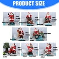 thumbnail image 5 of Christmas Figurine Figure Decors Santa Statue Christmas Decorative Figurines, 5 of 15