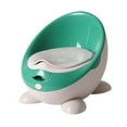 thumbnail image 3 of Silla para orinal para niños perfecl inodoro extraíble con protección contra salpicaduras Verde, 3 of 8