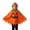 v#21Orange71, variant on Rggeeun Child Cape Cute Pumpkin Pattern Hooded A Line Pointed Hem Relaxed Fit for Halloween Outdoor Play Fashion Capes,Orange,9-12 Months