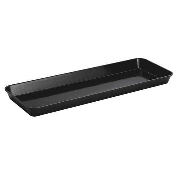 HUBERT® Black Fiberglass Merchandising Tray - 30" L x 10 3/4" W x 2" H