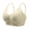 Push up Bra-Beige, variant on Bralettes for Women No Underwire Scallop Full Coverage Bras Seamless Comfortable Push up Bralette Adjustable Strap Everyday Sleeping Bra