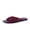 Burgundy, variant on Cushionaire Lanky Strappy Sandals for Women, Trendy Multi-Strap Square Toe Flat Slide Womens Sandals with Cushioned Footbed