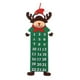thumbnail image 1 of Calendario de Adviento navideño con 24 bolsillos, decoración de adorno de muñeco de nieve y alce de Papá Noel, 1 of 2