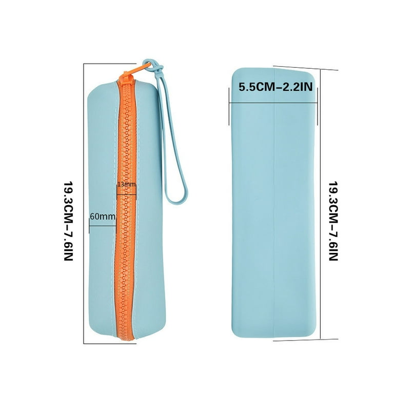 Pencil Case Silicone Cylinder Pencil Pouch Small Pen Bag Stationery Storage  Bag - China Silicone Pencil Case, Silicone Pencil Pouch